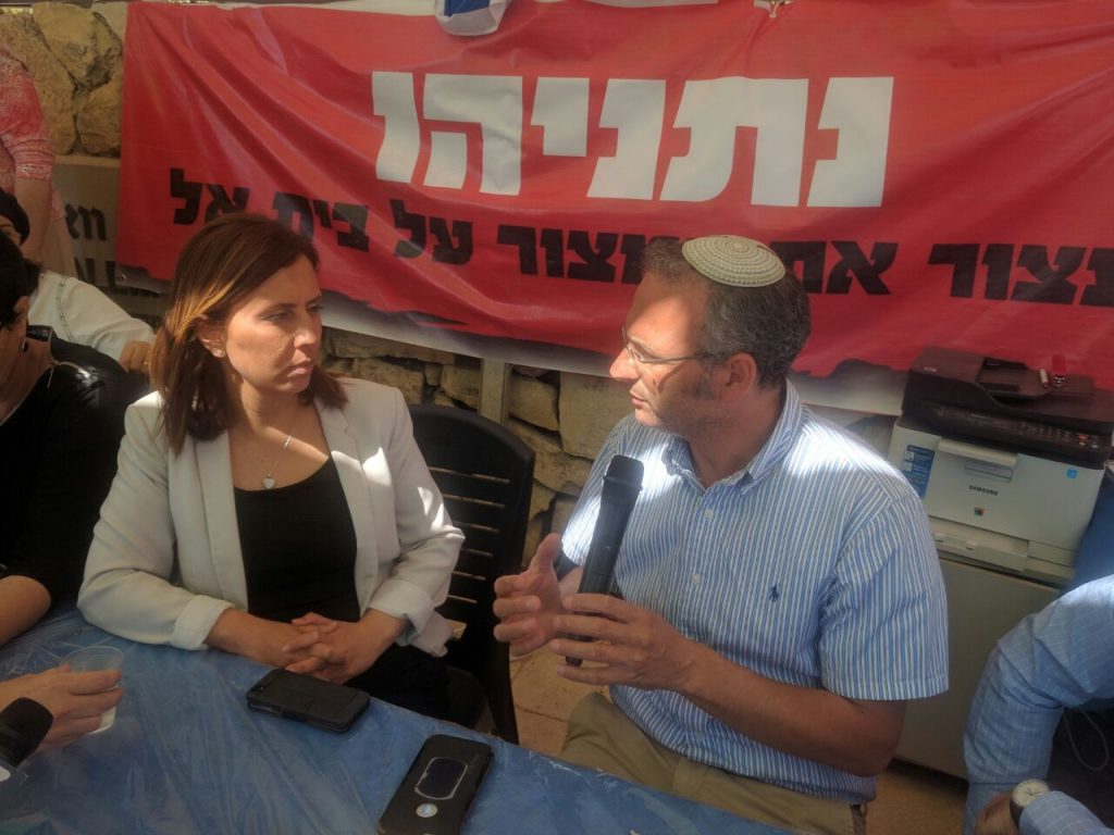 השרה גמליאל באוהל המחאה של בית אל : "הבטחות צריך לקיים!"