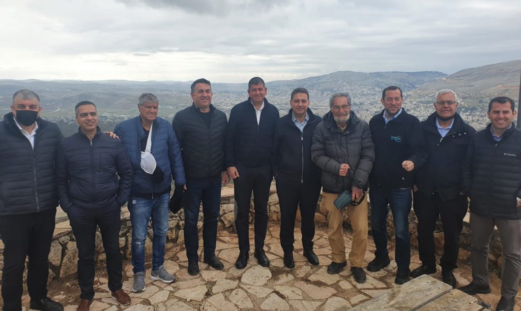 ראשי ערים מכל הארץ בסיור בשומרון: "חייבים להמשיך ולפתח את השומרון במלא העוצמה!"